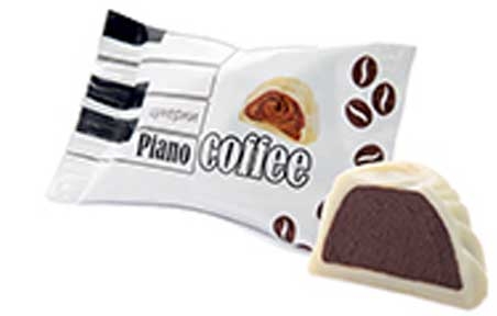 Цукерки Піано Кофі (Piano Coffee) (1,2 кг), CHOCOBOOM, Шокобум