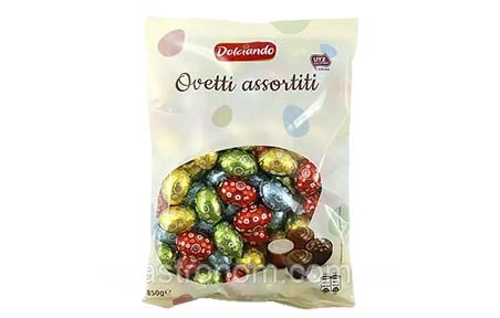 Шоколадні яйця "Ovetti assortiti"  (850 г), Дольчіандо, Dolciando - 19641