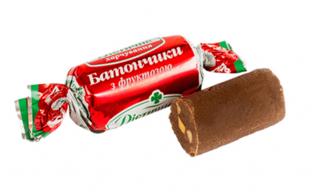 Цукерки Батончики з фруктозою (1 кг), Житомирські ласощі - 19824