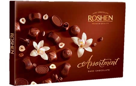 Цукерки Асортимент Класичний в чорному шоколаді (Assortment Classic), (154г) Рошен - 17761