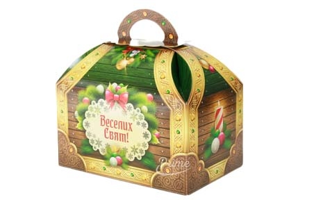 #8 Новорічний подарунок "Скриня солодощів" (520 грам) - 19551