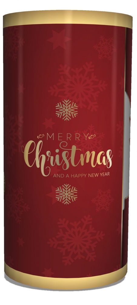 2026 Новорічний святковий тубус "Merry Christmas" (360 грам) - 19763