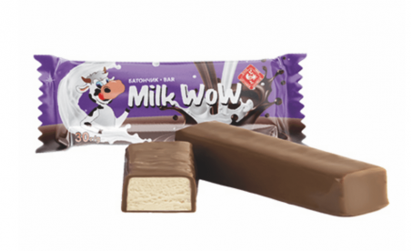 Батончик Miлк Вау (Milk WOW) (24шт/30г/блок), Житомирські ласощі - 19831